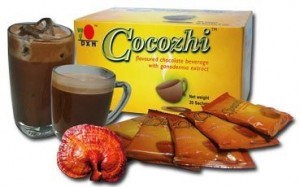 Cocozhi DXN Súper Fuente Nutricional En Una Taza De Chocolate (1)